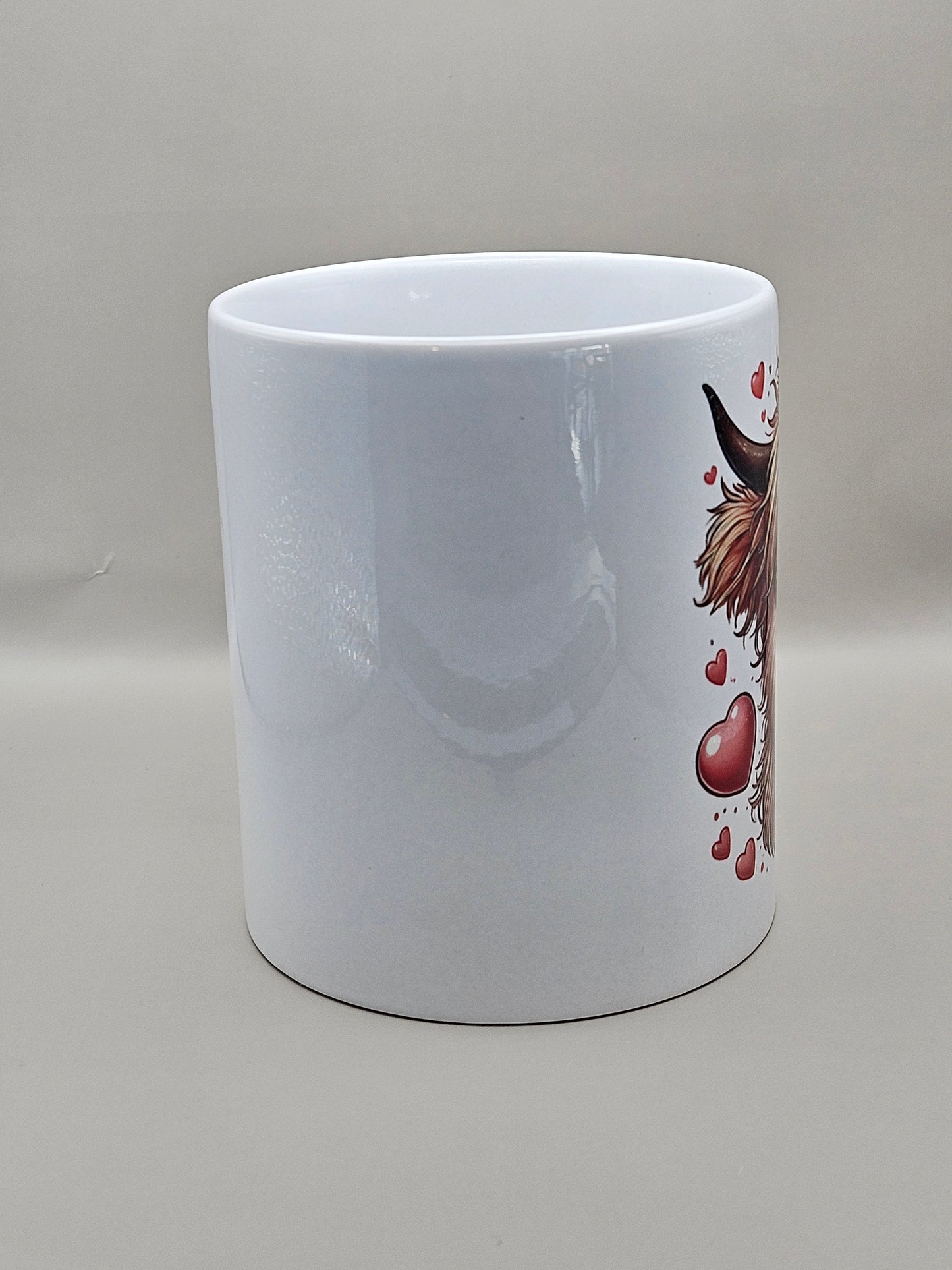 Highland cow mug