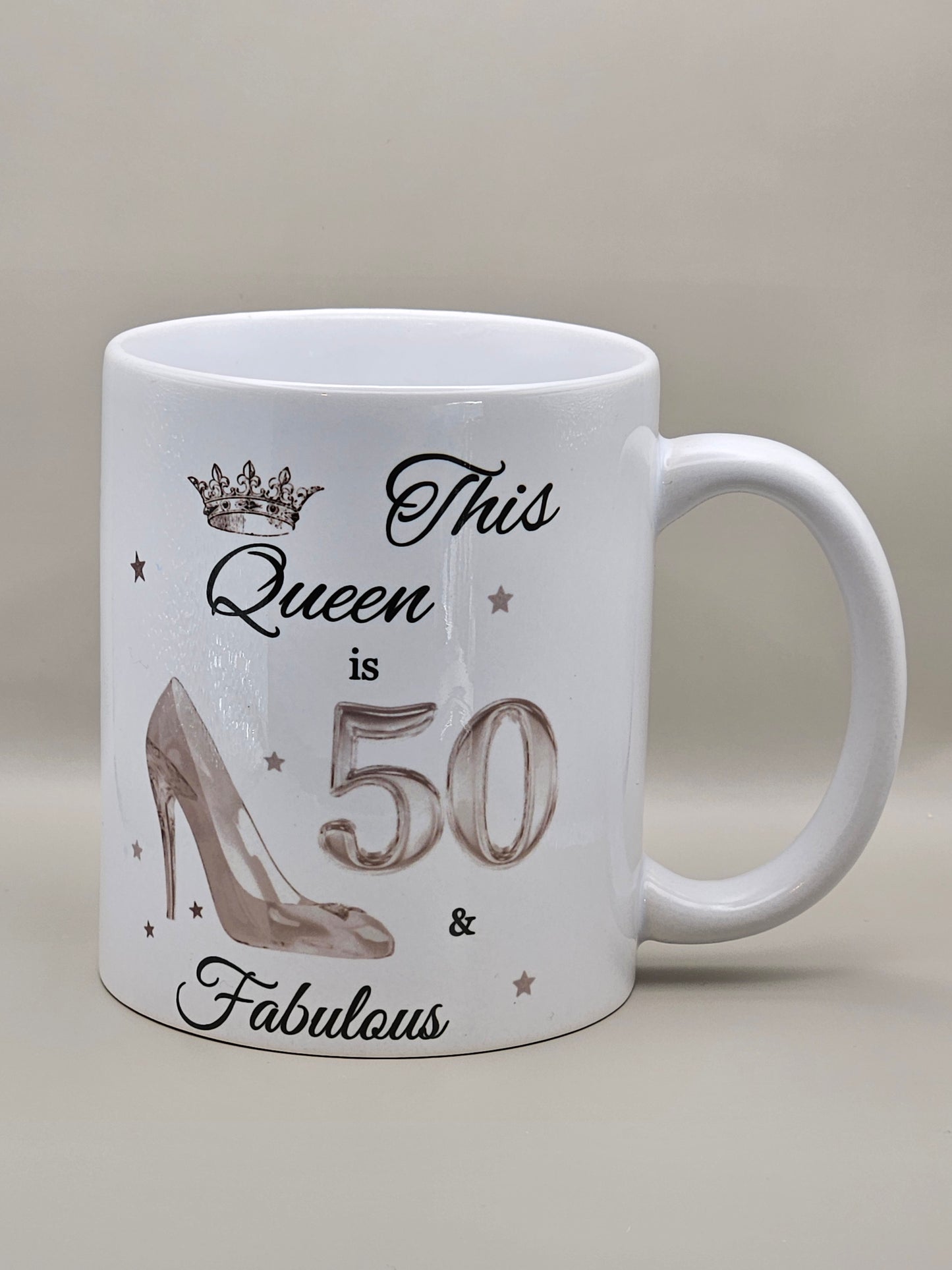 This Queen is (age ) & Fabulous Mug