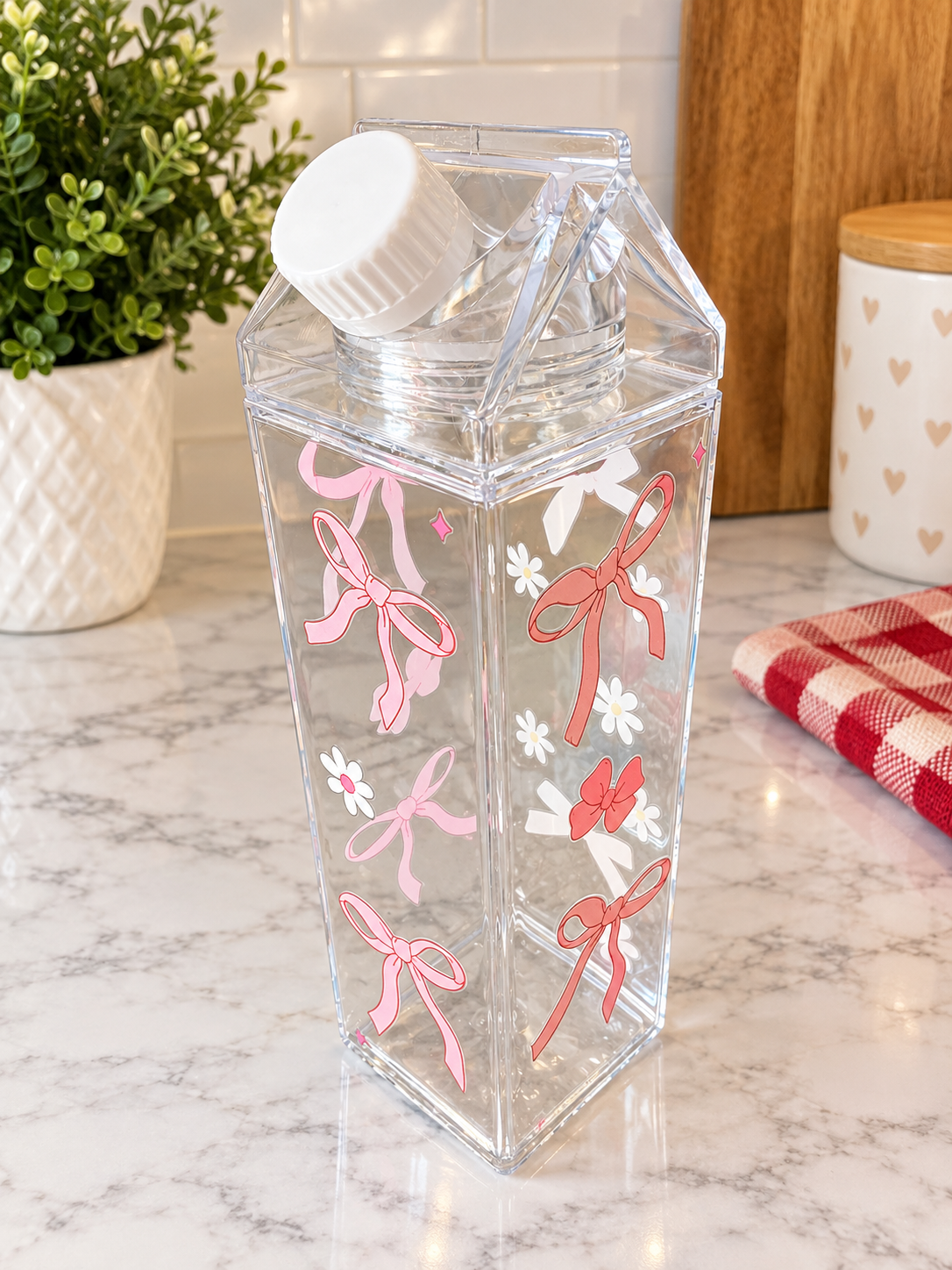Milk Carton bow design