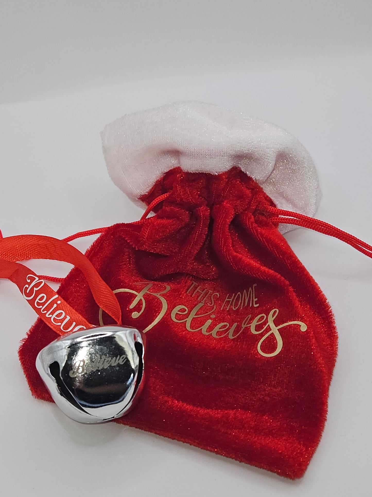 Believe Bell & Mini Drawstring Bag