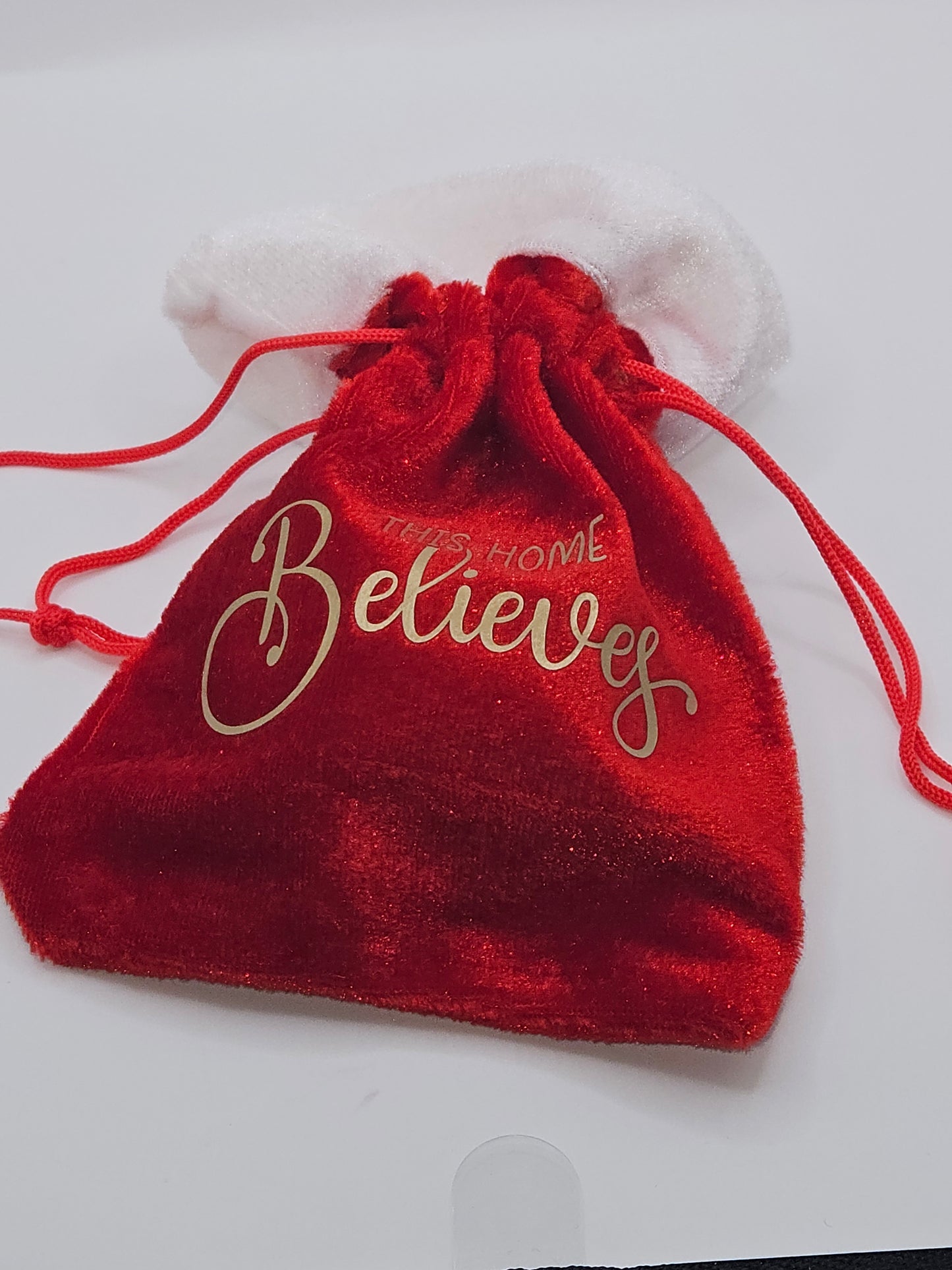 Believe Bell & Mini Drawstring Bag
