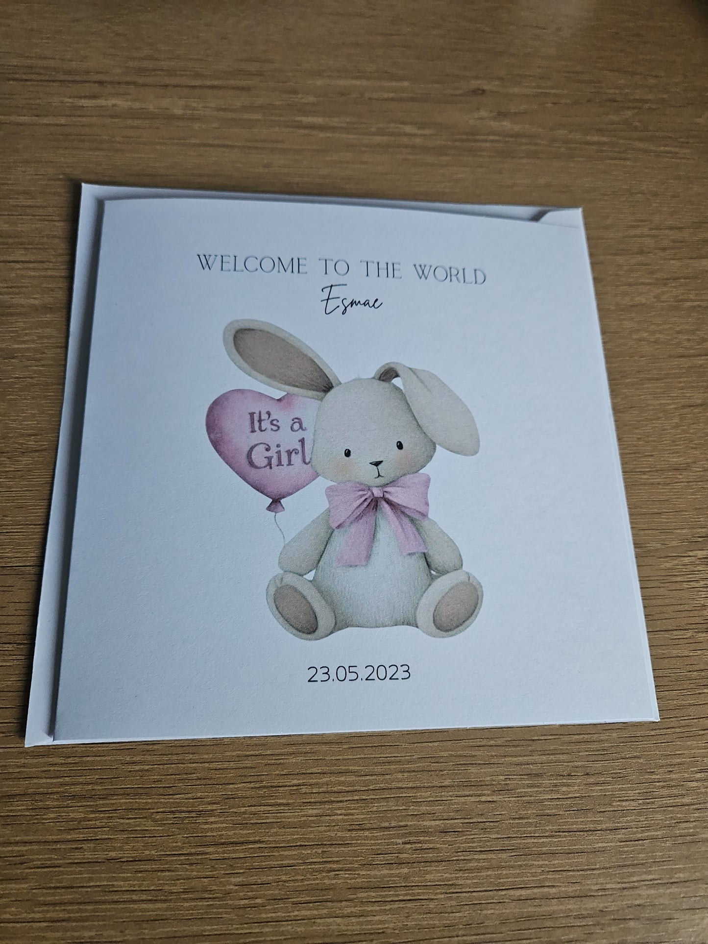 Gender Reveal Cards - Personalised - New Baby - It's a boy, It's a girl - Baby Shower card