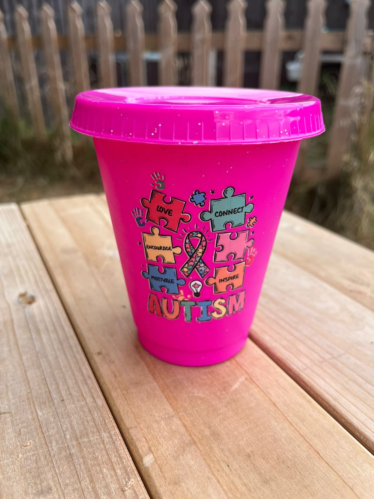 16oz Autism Coldcups