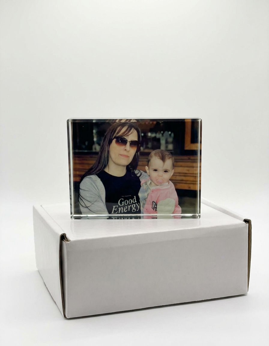 Personalised Photo Crystal Block