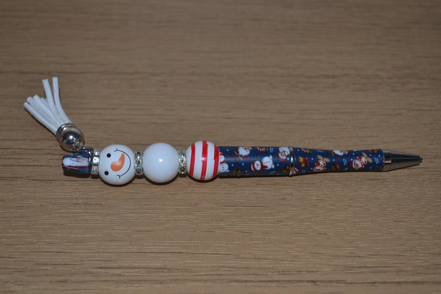 Christmas beaded pen
