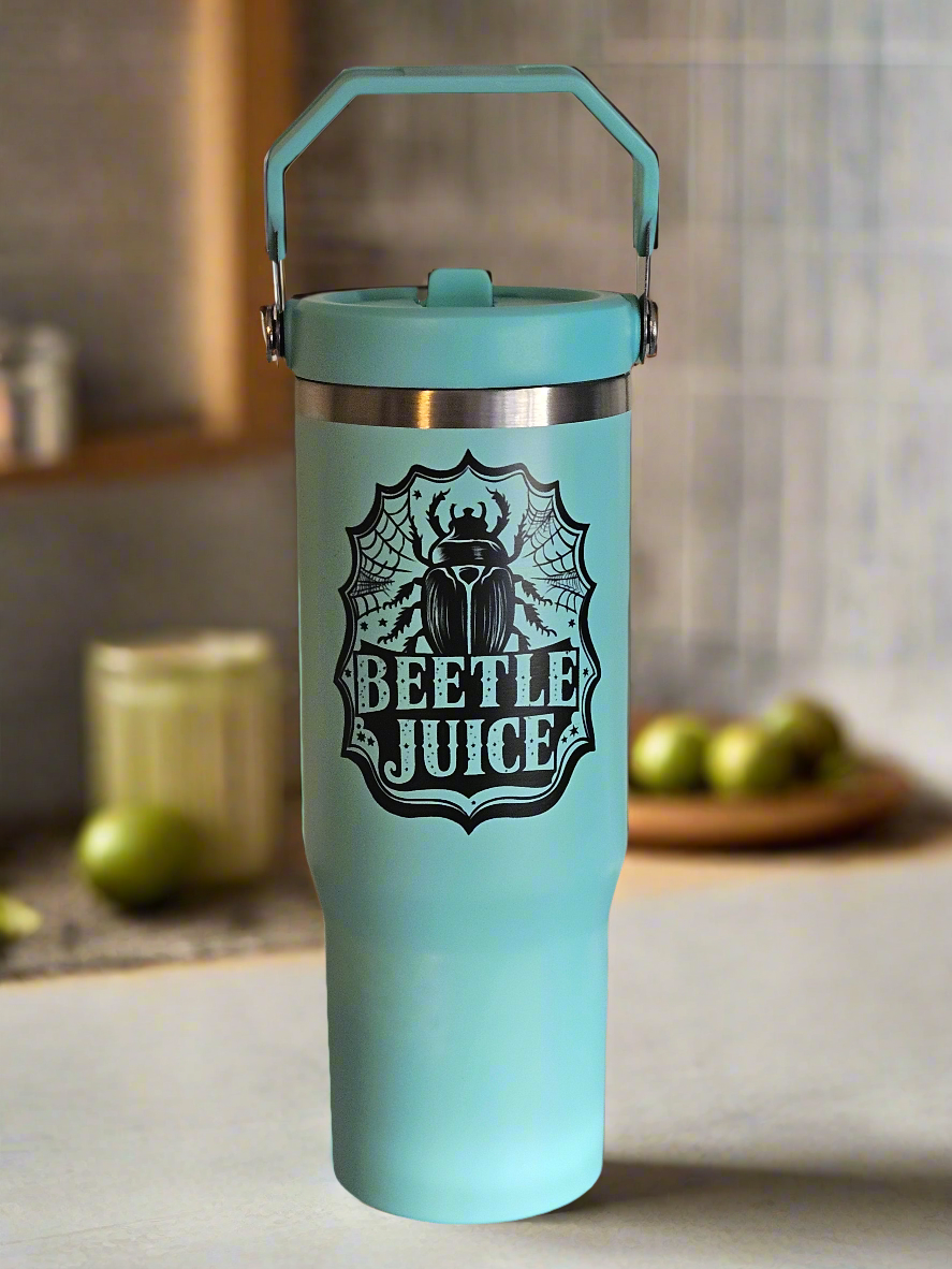 30oz 'Bettle juice' insulated Tumbler