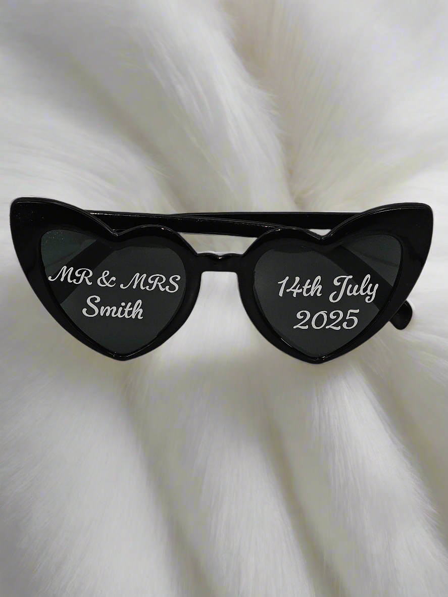 Personalised Wedding sunglasses