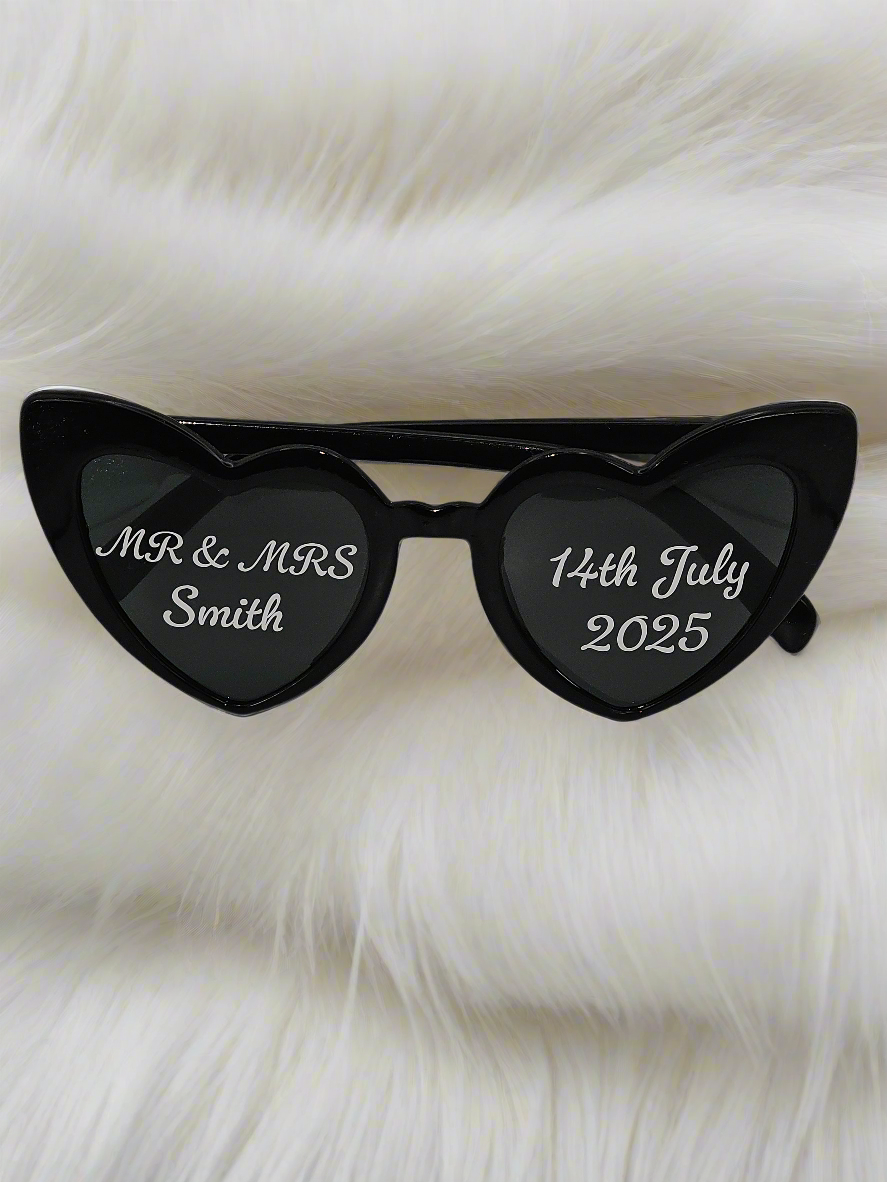Personalised Wedding sunglasses