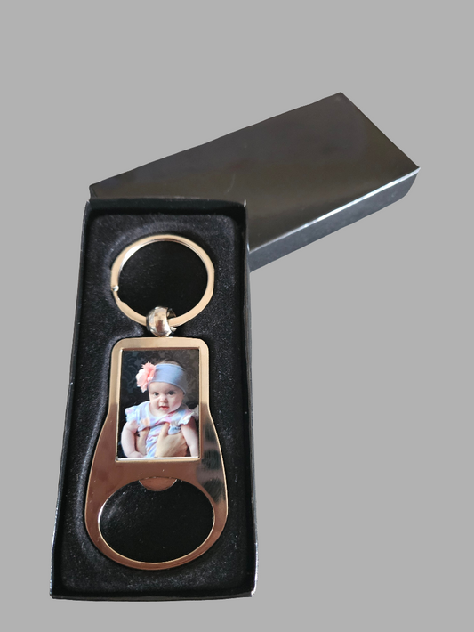 Personalised Bottle Opener Keyring