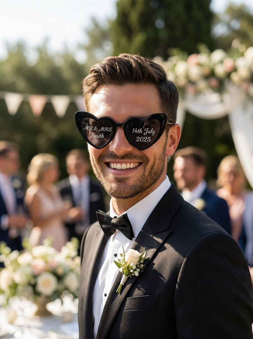 Personalised Wedding sunglasses