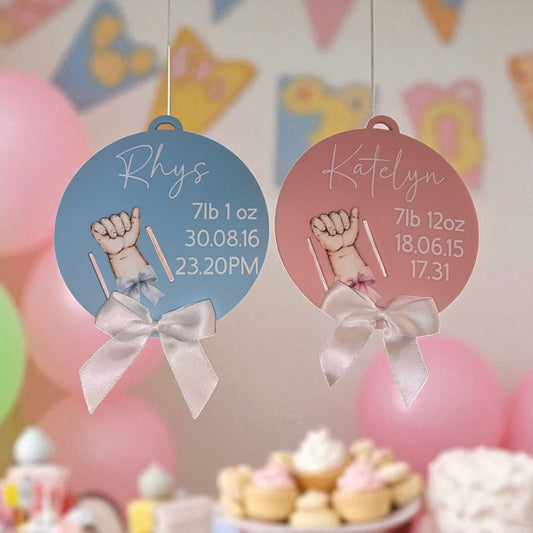 Personalised Baby Hospital Bands Holder