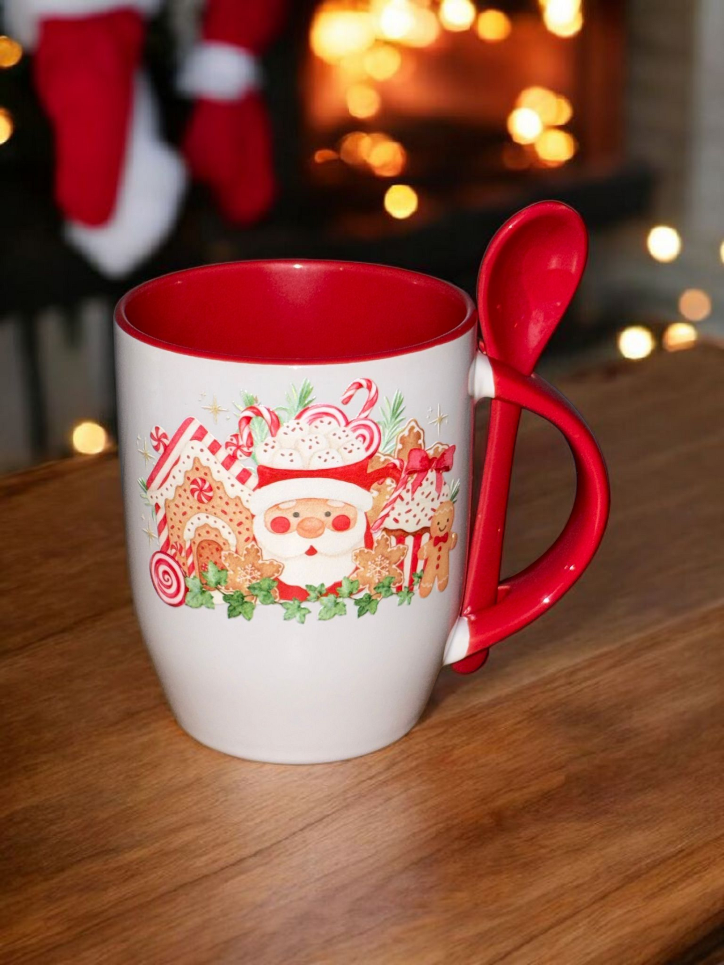 Christmas Bakery Mug & Spoon
