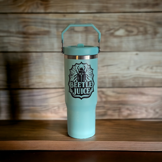 30oz 'Bettle juice' insulated Tumbler