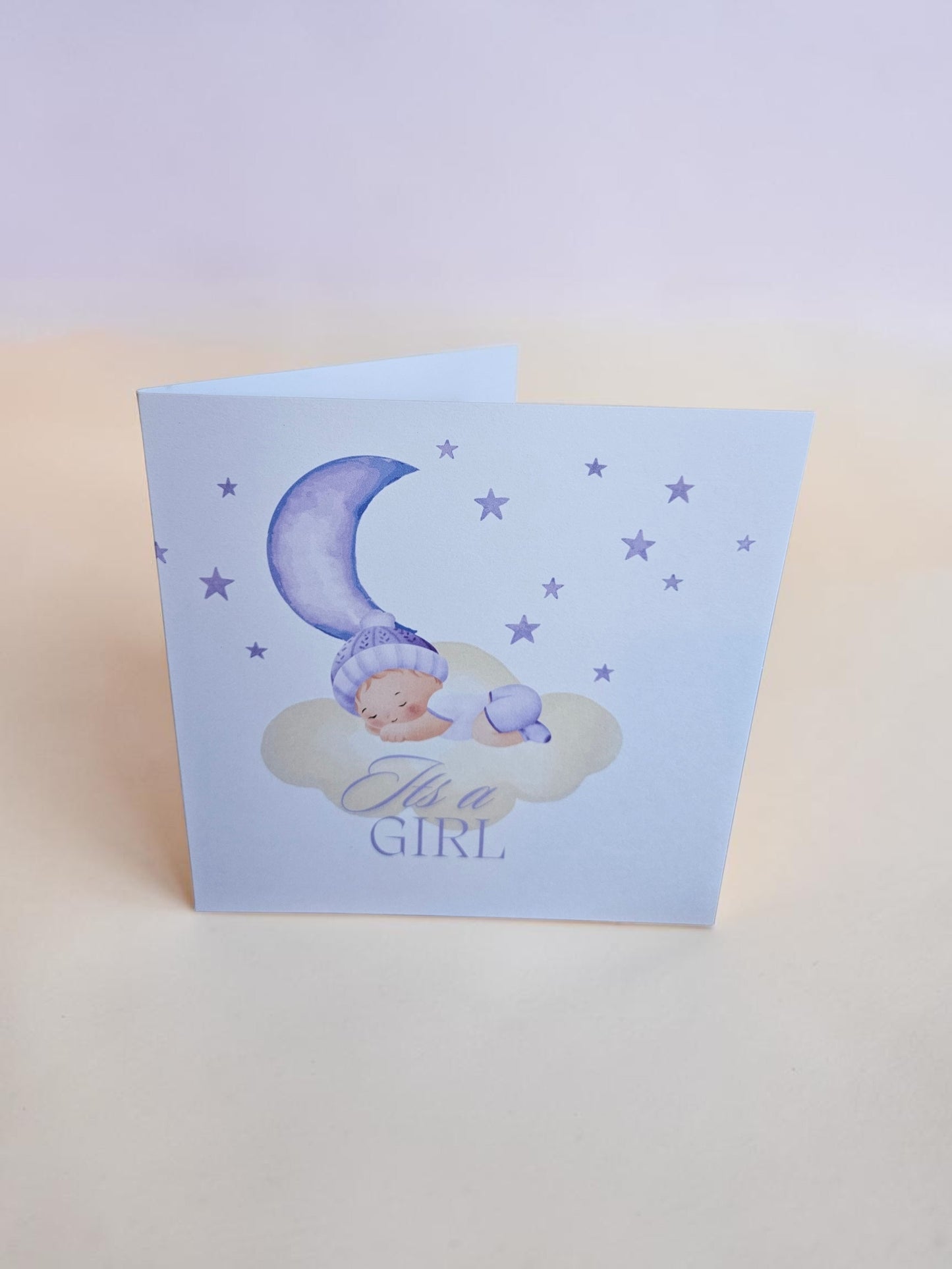 Gender Reveal Cards - New Baby - It's a boy, It's a girl - Baby Shower card