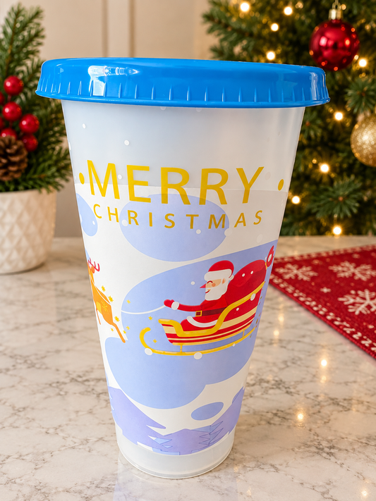 24oz Santa colour Changing Coldcup
