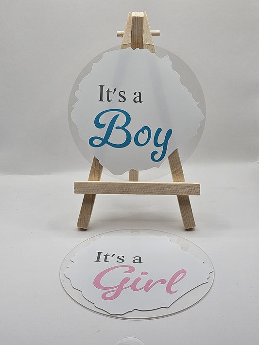 Baby gender Sign