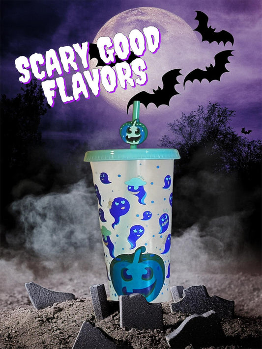 24oz Halloween colour Changing Pumpkin Coldcup