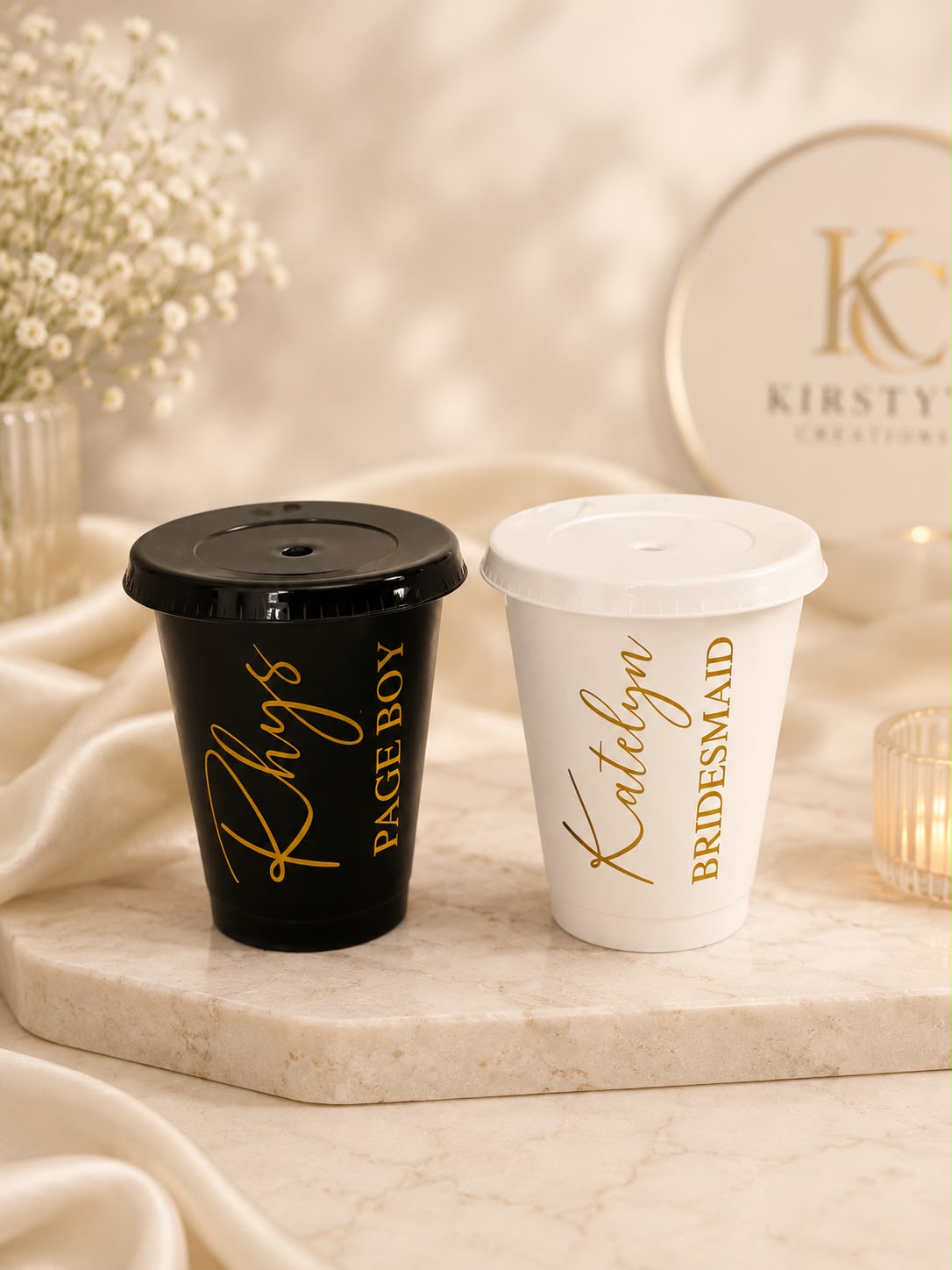 16oz Bridesmaid and Page Boy Coldcup Tumbler