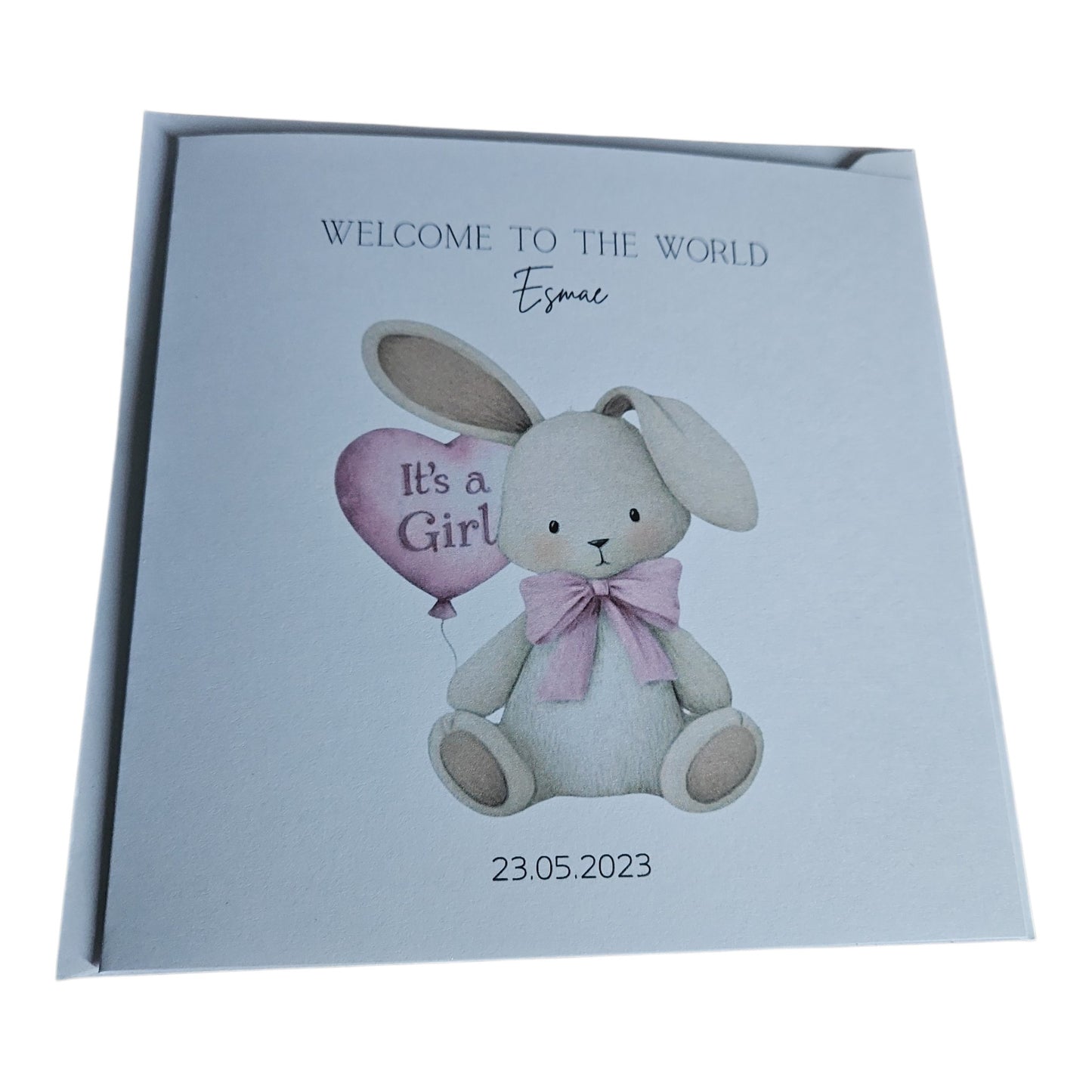 Gender Reveal Cards - Personalised - New Baby - It's a boy, It's a girl - Baby Shower  card