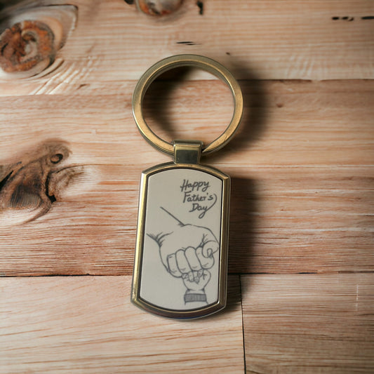 Dad Keyring