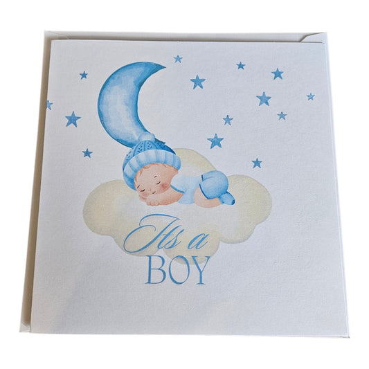 Gender Reveal Cards - New Baby - It's a boy, It's a girl - Baby Shower card