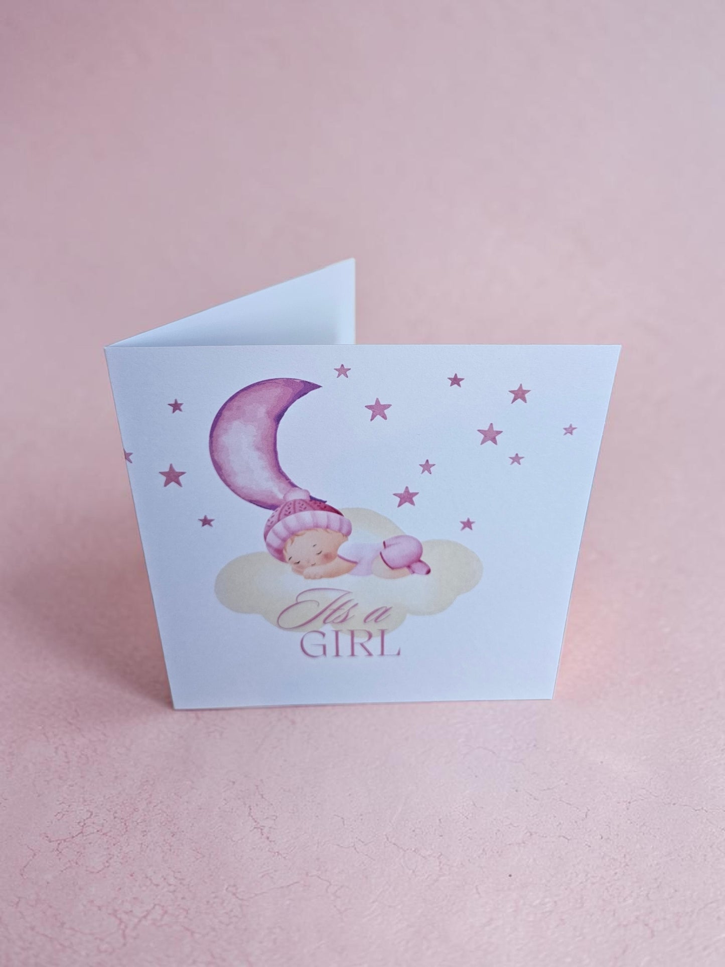 Gender Reveal Cards - New Baby - It's a boy, It's a girl - Baby Shower card